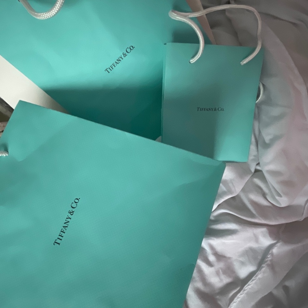 Tiffany shopping bags